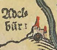 Kartenausschnitt bei Apian 1568