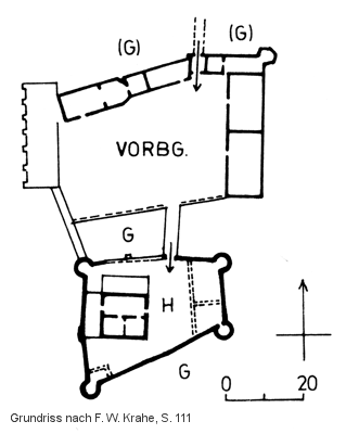Grundriss um 1590