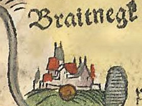 historische Karte von 1568