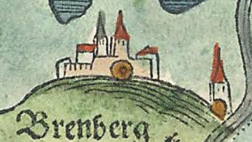 Kartenausschnitt bei Apian 1568