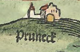 Kartenausschnitt bei Apian 1568