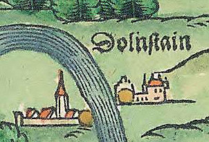 Kartenausschnitt Apian 1568
