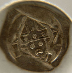 Regensburger Silberpfennig aus dem Schatzfund