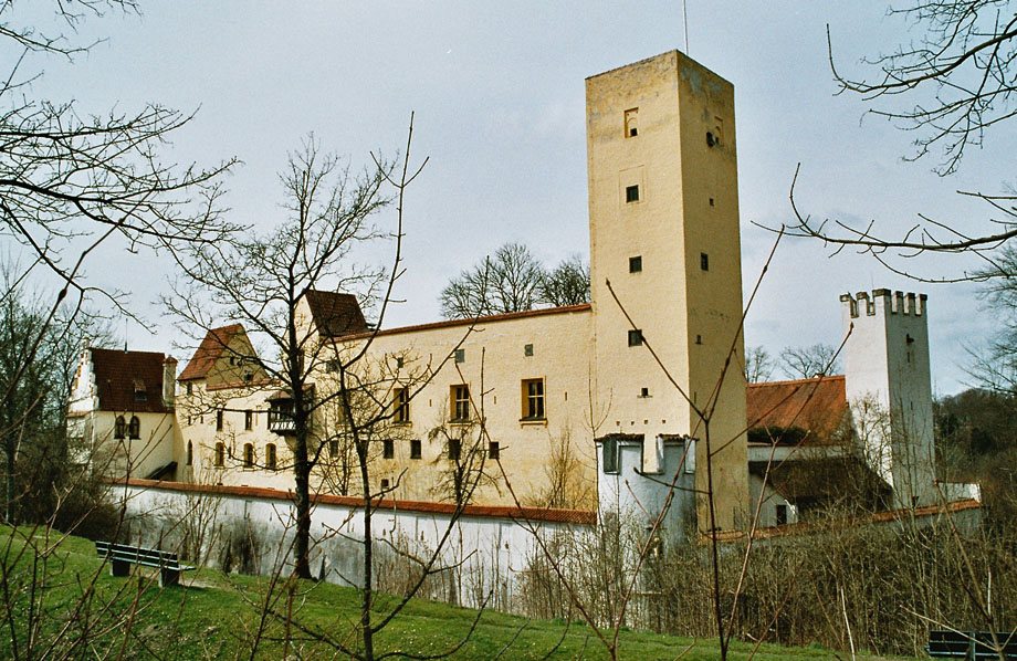 Burg im Winter