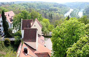 Blick vom Bergfried, zum Vergr&ouml;&szlig;ern anklicken!