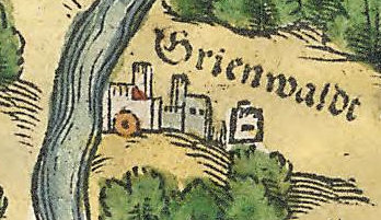 Kartenausschnitt bei Apian 1568