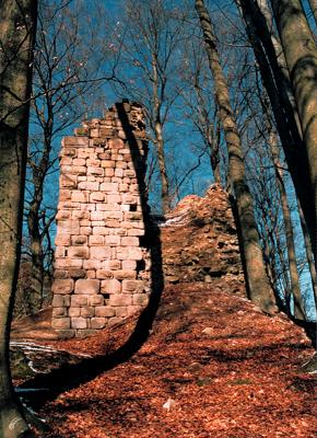 Bergfried vor der Sanierung