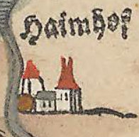 Kartenausschnitt bei Apian 1568