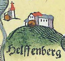 Kartenausschnitt bei Apian 1568