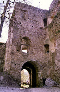Torturm zur Kernburg von innen (zum Vergr&ouml;&szlig;ern anklicken!)