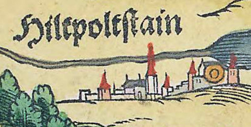 Kartenausschnitt bei Apian 1568