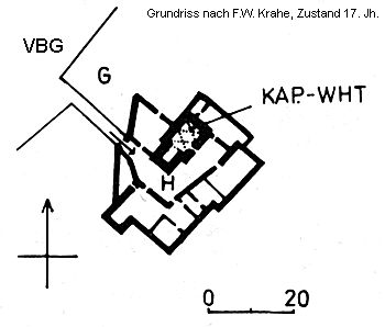 Grundriss aus dem 17. Jh.