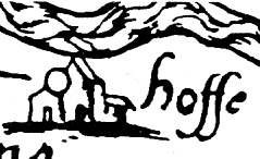 Kartenausschnitt von Weiner 1579