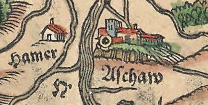 Kartenausschnitt bei Apian 1568