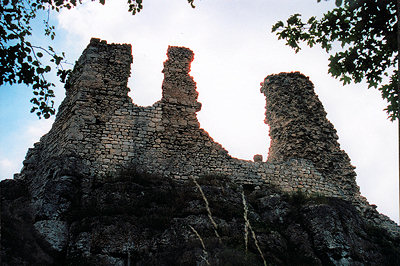 Reste des Palas (zum Vergrößern anklicken!)