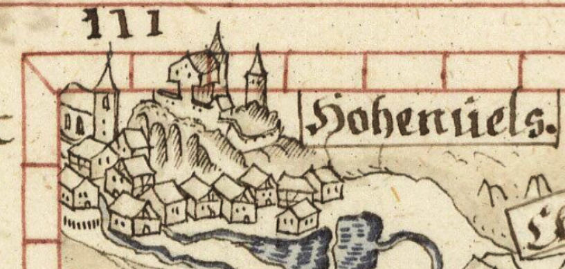 Kartenauschnitt Vogel 1598
