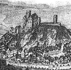 Hohenfels um 1800