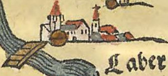 Kartenausschnitt bei Apian 1568