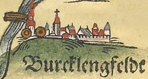 Kartenausschnitt bei Apian 1568