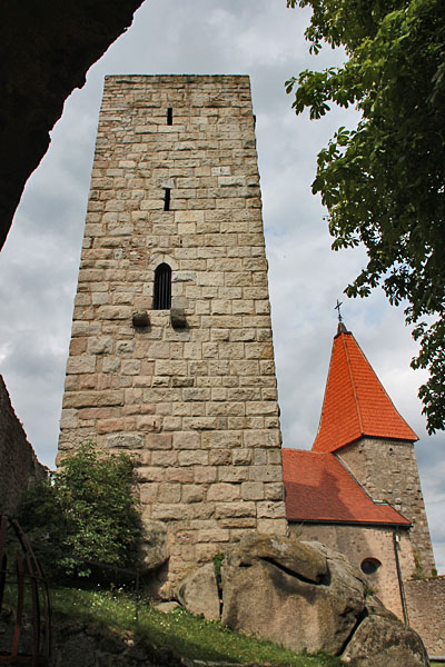 Rückseite Bergfried