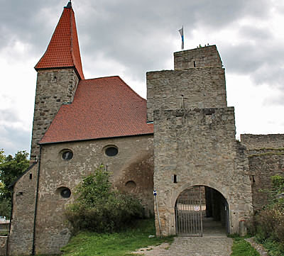 Eingangsbereich zur Hauptburg