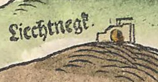 Kartenausschnitt bei Apian 1568