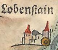 Kartenausschnitt bei Apian 1568