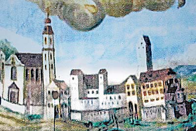 Deckengemälde in der Nassenfelser Pfarrkirche von 1740
