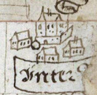 Niederviehhausen auf der Karte von Vogel 1598
