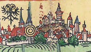 Kartenausschnitt bei Apian 1568