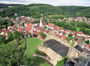 Blick vom Bergfried (zum Vergrößern anklicken!)