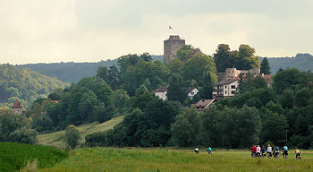 Burgruine Pappenheim (zum Vergrößern anklicken!)