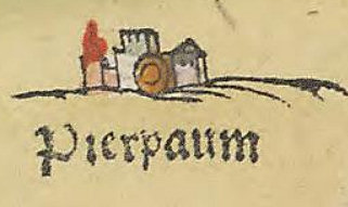 Kartenausschnitt von Apian 1568