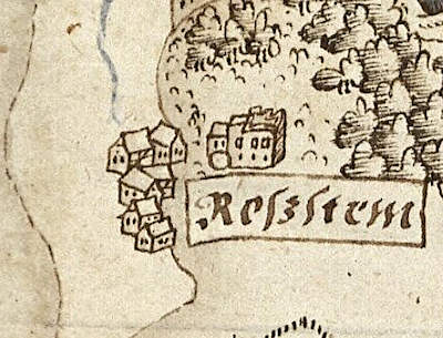 Abbildung auf der Karte von Vogel um 1600