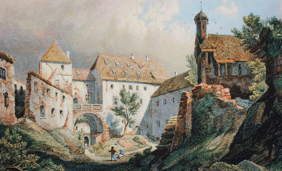 Ruine Runding 1846