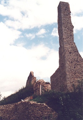 Reste des Wohnturms, Torbereich