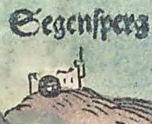 Kartenausschnitt bei Apian 1568