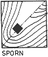 Spornlage Illustration