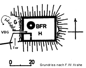 Grundriss Thanstein Kernburg