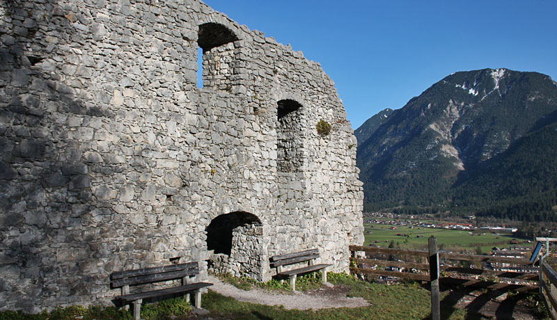 Palasmauer Innenseite