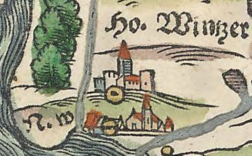 Karte von Apian 1568