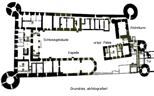Grundriss Schloss Wörth