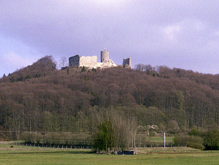 Die Burg von Neumarkt aus gesehen