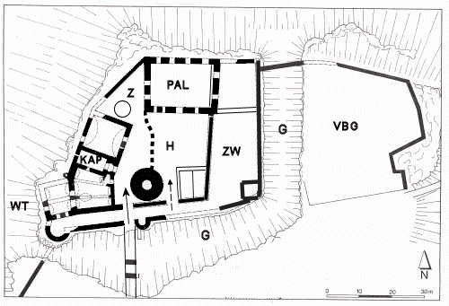 Grundriss Wolfstein
