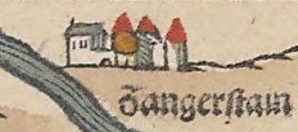 Kartenausschnitt bei Apian 1568