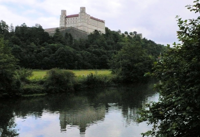 die Willibaldsburg über der Altmühl
